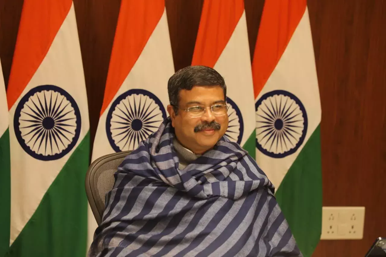 Dharmendra Pradhan Makes Slew of False Claims on UPs Growth Dharmendra Pradhan Makes Slew of False Claims on UPs Growth